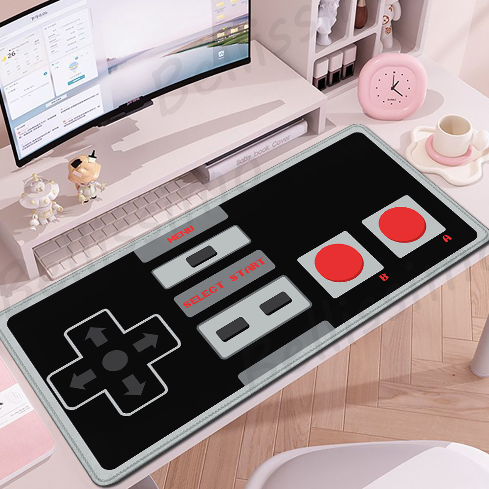 Retro Gaming Rug - Retro Game Controller Mouse Pad Anti-Slip