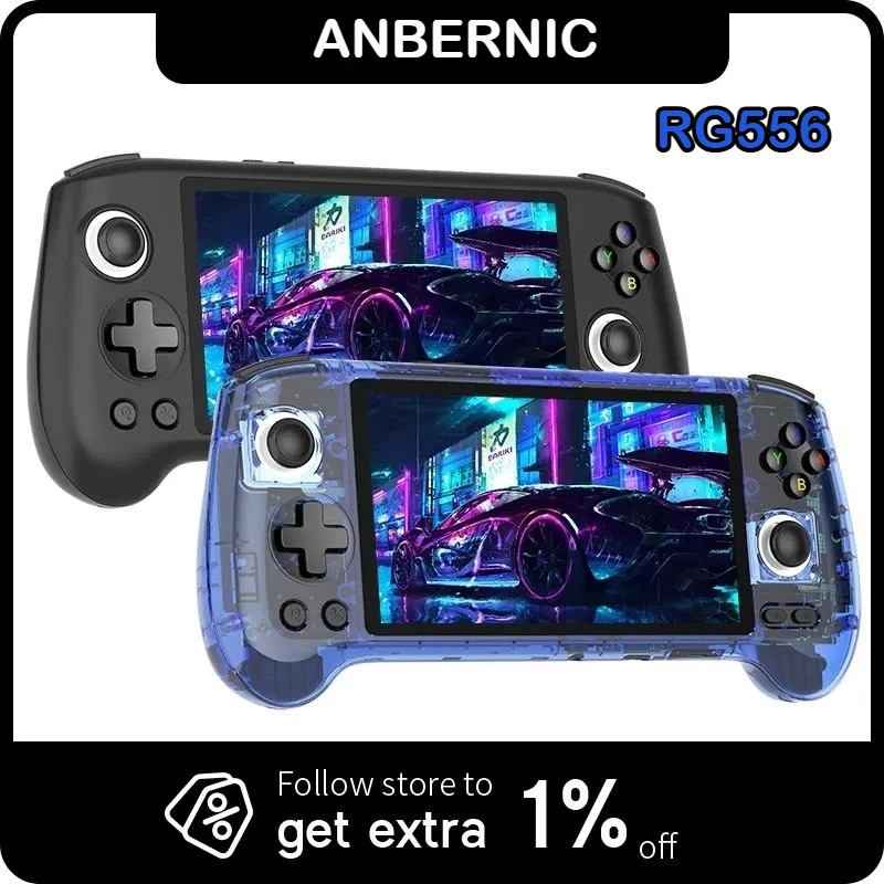 Retro Gaming Laptop - ANBERNIC RG556 Handheld Games Console 5.48''