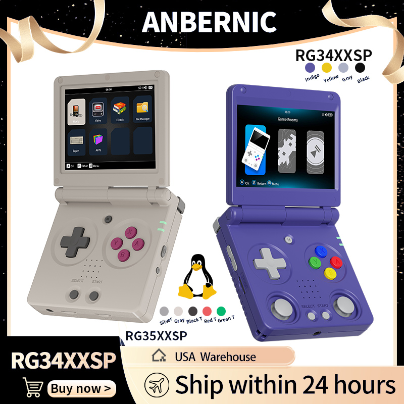 Anbernic RG34XXSP RG35XXSP Fli - Retro Gaming Hdmi review and price