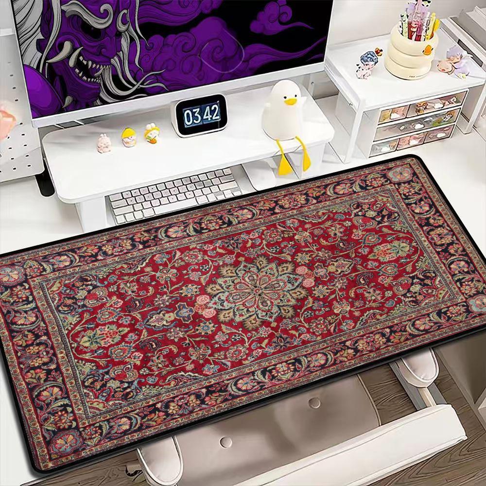 Vintage Persian Rug Pattern La - Retro Gaming Rug review and price