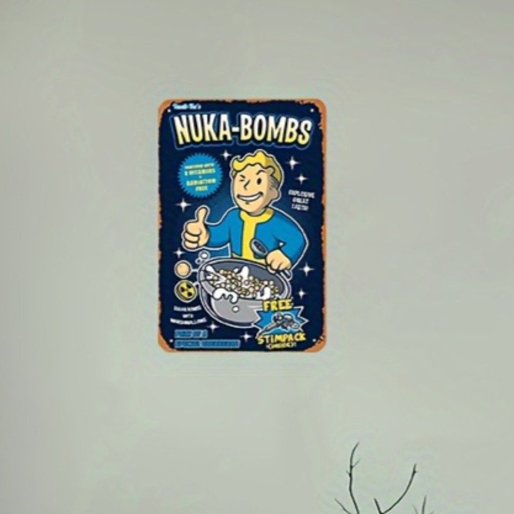 Vault-Tec Nuka-Bombs Metal Wal - Retro Gaming Vault review and price