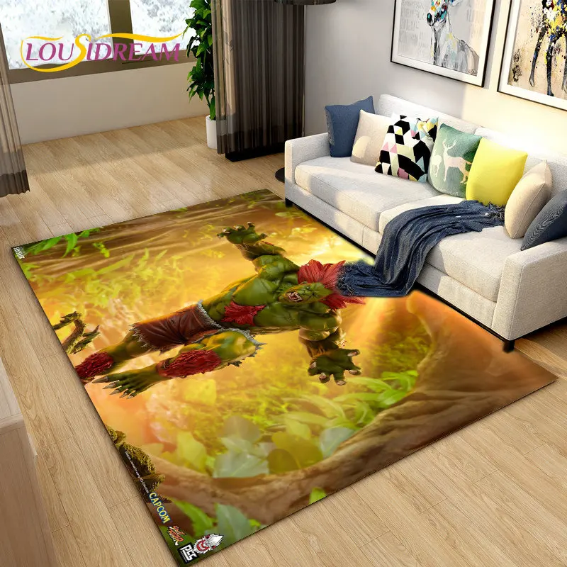 Retro Game Street Fighter Game - Retro Gaming Rug review and price