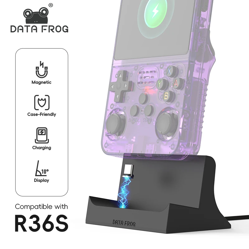 Data Frog R36S Charging Dock S - Retro Gaming Hub review and price
