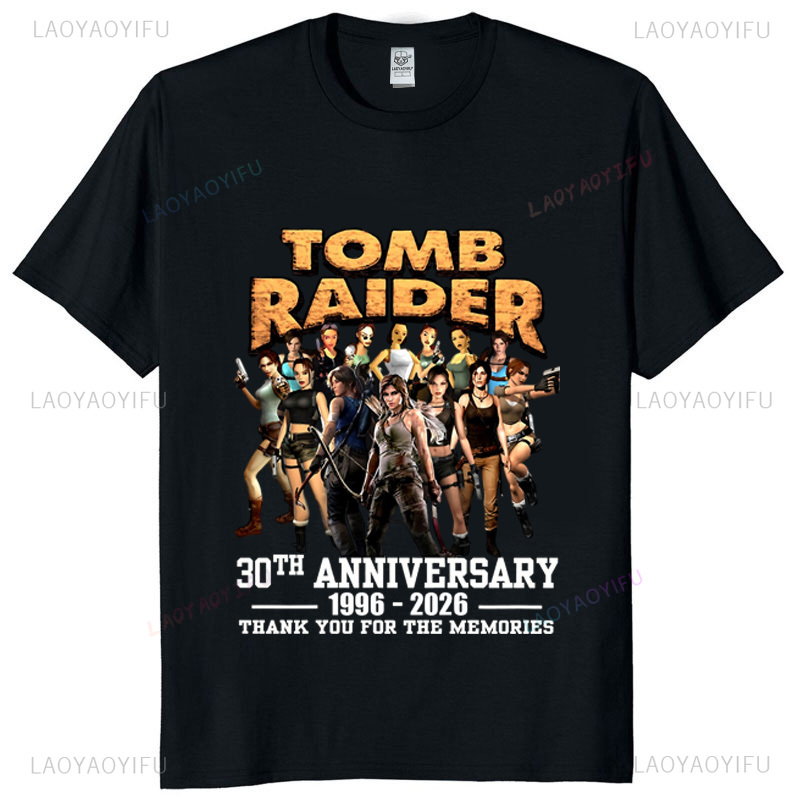 Tomb Raider 30th Anniversary U - Retro Gaming Shirt review and price