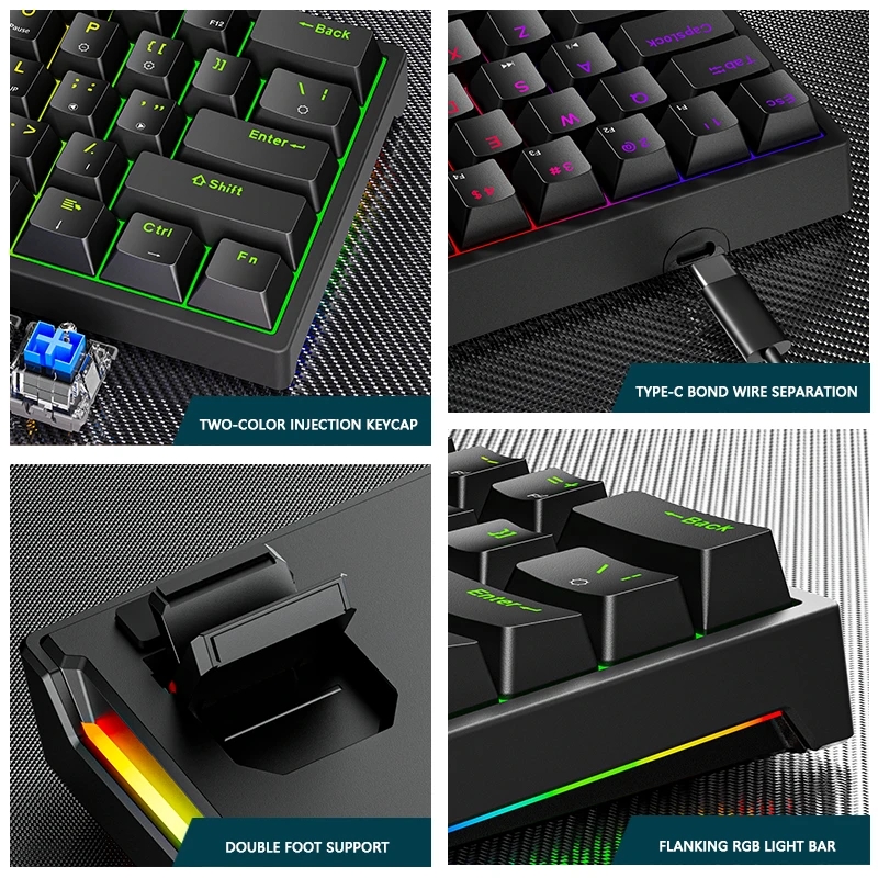 K620 Mini Backlit RGB Gaming M - Retro Gaming Corps review and price