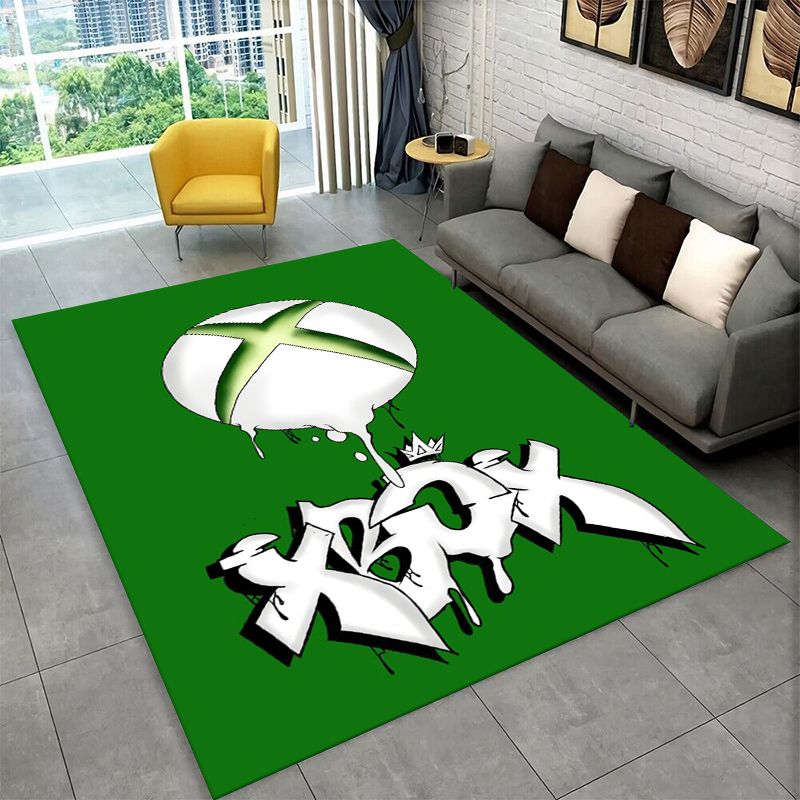 retro Xbox Gaming Gamer Logo C - Retro Gaming Rug review and price