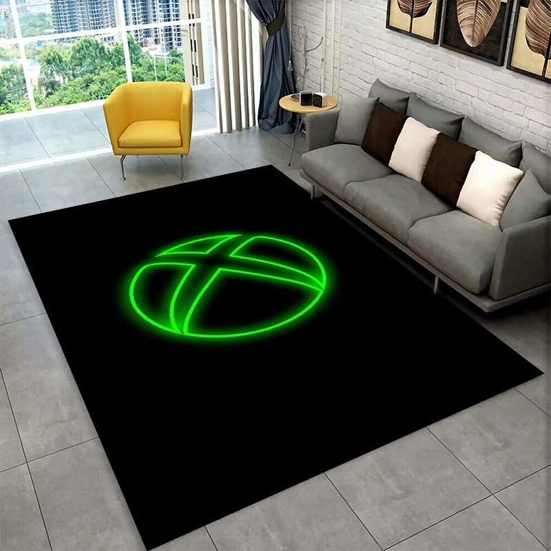 retro Xbox Gaming Gamer Logo C - Retro Gaming Rug review and price