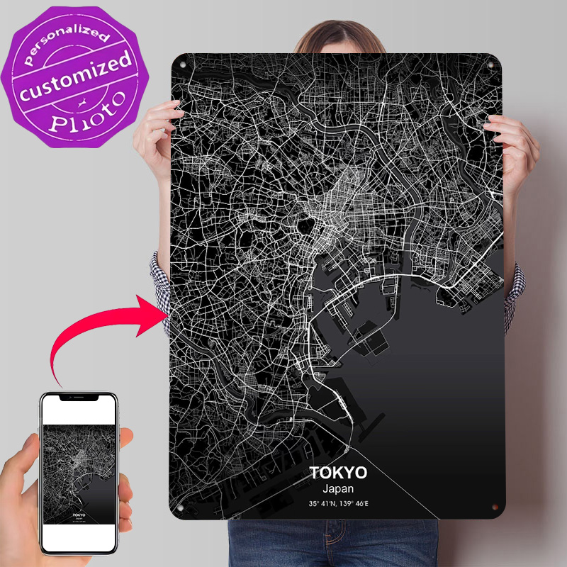 Tokyo City Map 3D Printed Text - Retro Gaming Tokyo review and price