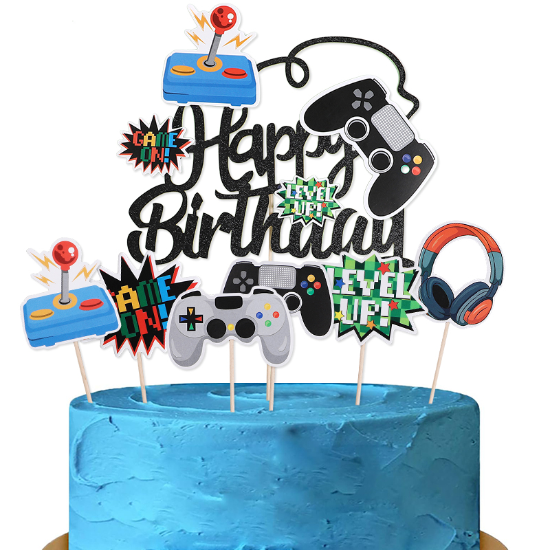 13Pcs Video Retro Game Cake To - Retro Gaming Videos review and price