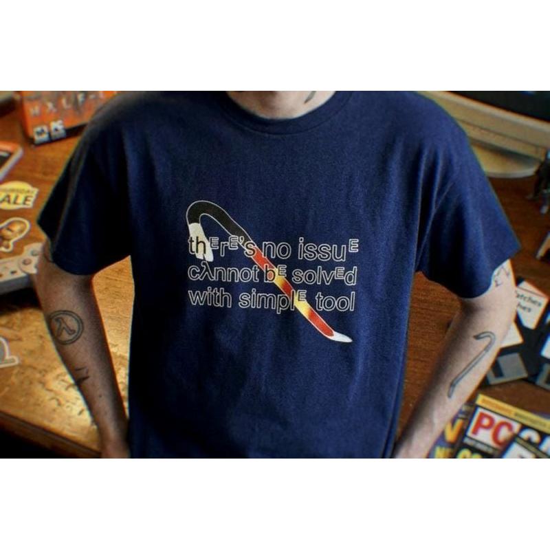 Crowbar Gamer Retro Gaming T-S - Retro Gaming Shirt review and price