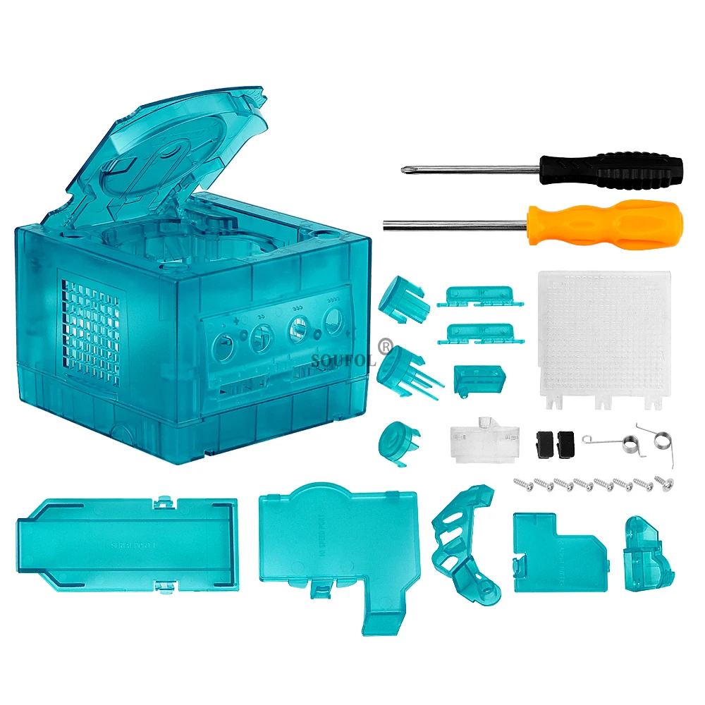 Ice Blue Replacement Case for  - Retro Gaming Setup review and price