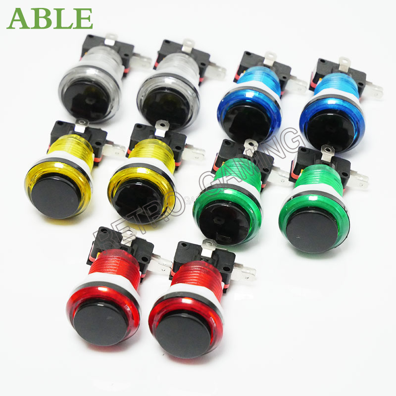 12pcs 6 Colors Arcade LED Push - Retro Gaming Store review and price