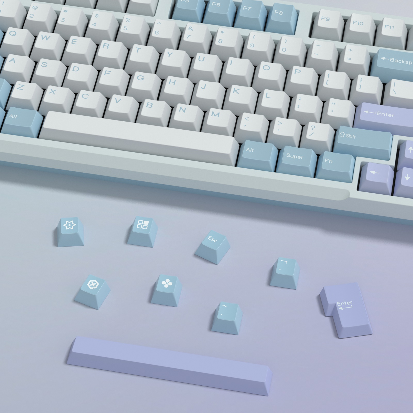 KBDiy GMK Illusion Keycap Cher - Retro Gaming Laptop review and price