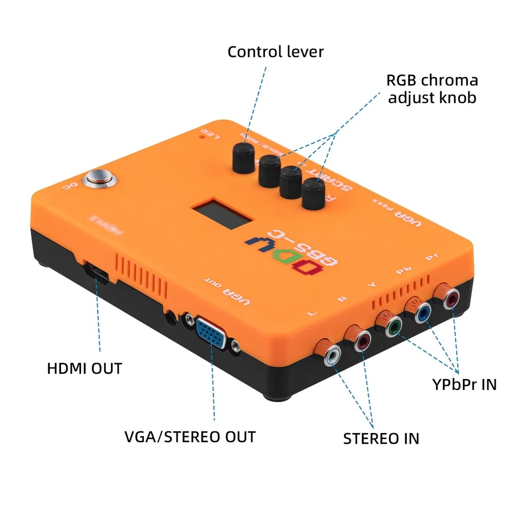 ODV-GBS-C AIO OSSC Adapter Com - Retro Gaming Hdmi review and price