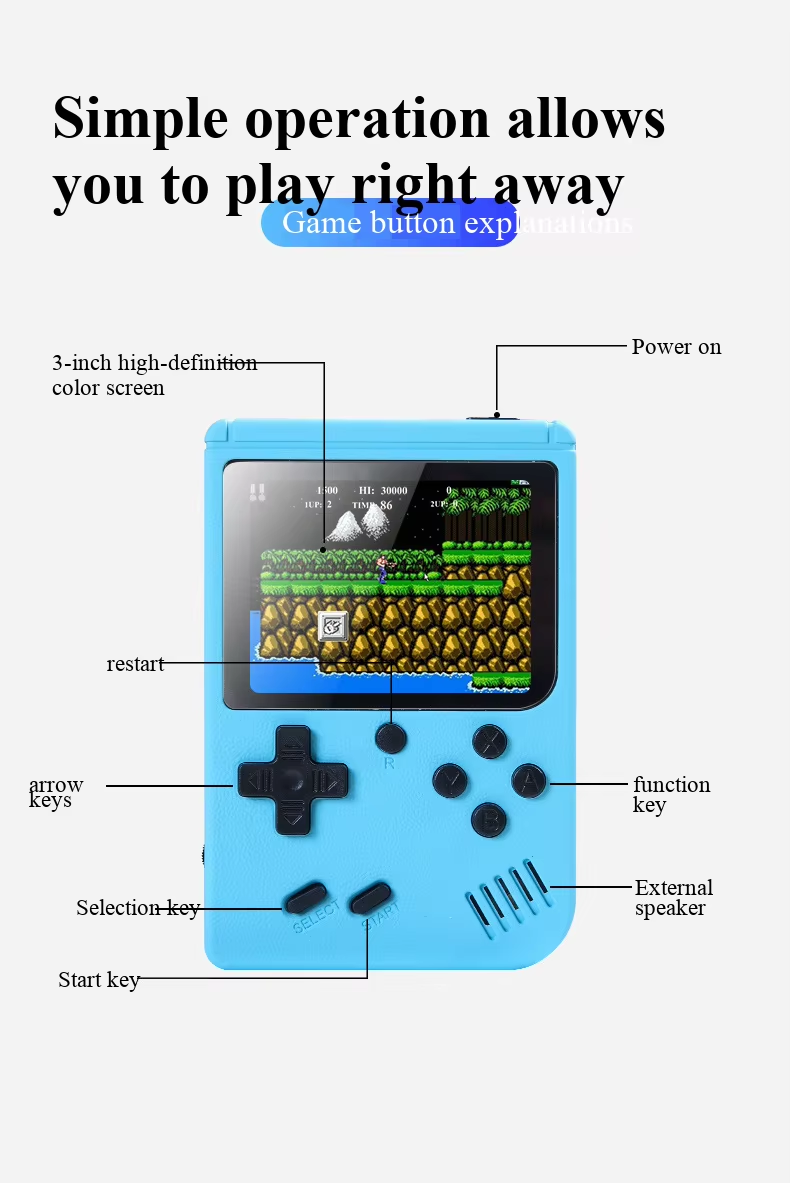 NEW 3 Inch Portable Retro Mini - Retro Gaming Hdmi review and price