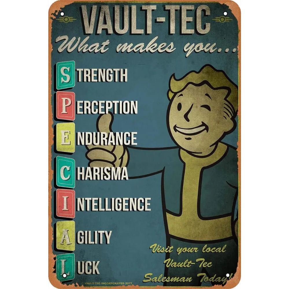 RetroGameDecor V-Vault Tec Met - Retro Gaming Vault review and price
