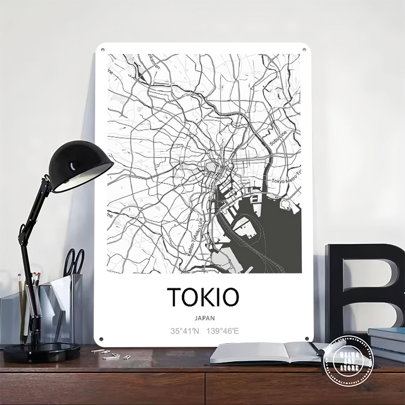Tokyo City Map Printed Poster  - Retro Gaming Tokyo review and price