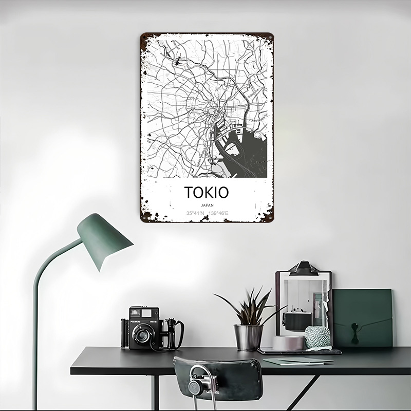 Tokyo City Map Printed Poster  - Retro Gaming Tokyo review and price